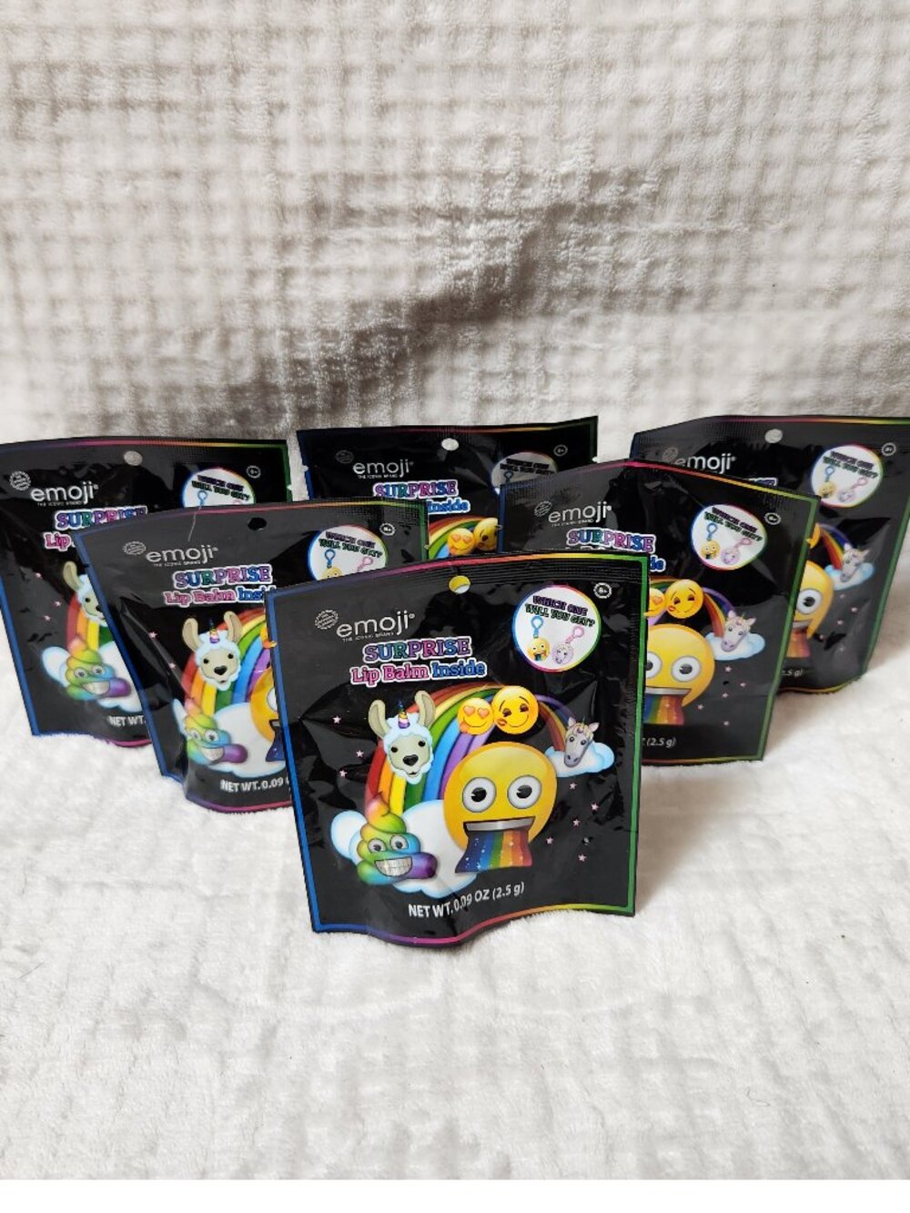EMOJI Surprise Lip Balm - Set of Six (6)